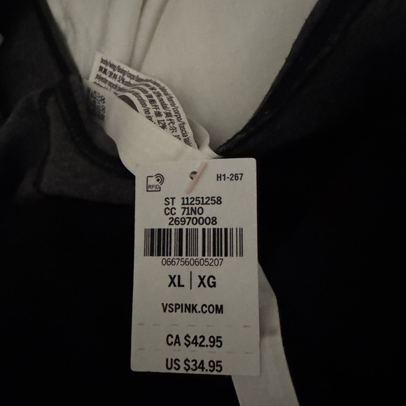 PINK Victoria's Secret Black Sports Bra - Picture 3 of 4
